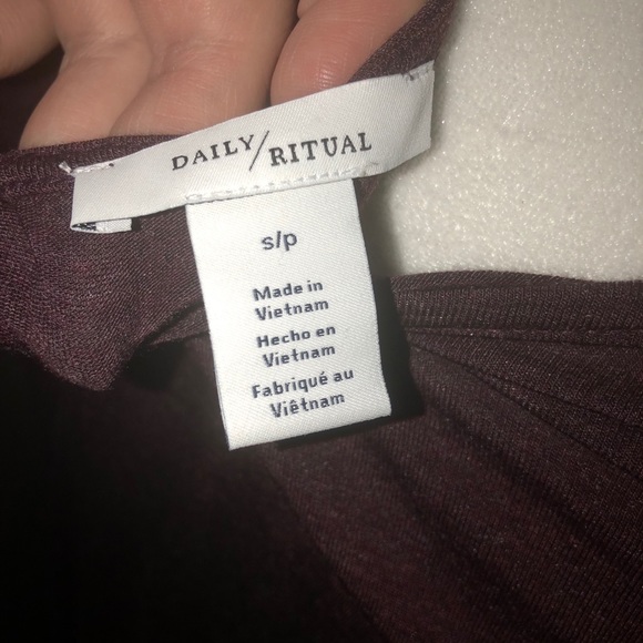 Daily Ritual Women's Jersey Long-Sleeve Dress - Picture 8 of 9